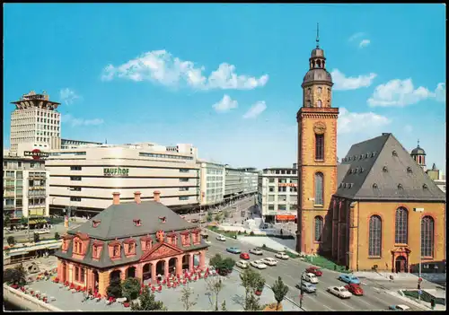 Ansichtskarte Frankfurt am Main Parite a.d. Hauptwache mit Kaufhof 1975