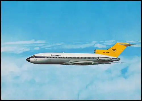 Ansichtskarte  Flugzeug Airplane Avion Boeing 727-30 Condor Europa-Jet 1968