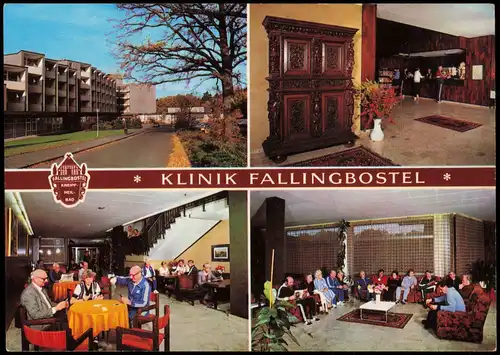 Bad Fallingbostel Mehrbild-AK Kurklinik KLINIK FALLINGBOSTEL Kolkweg 1980
