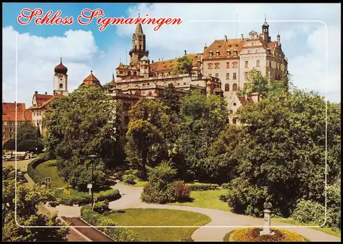 Ansichtskarte Sigmaringen Schloß der Fürsten von Hohenzollern 1998