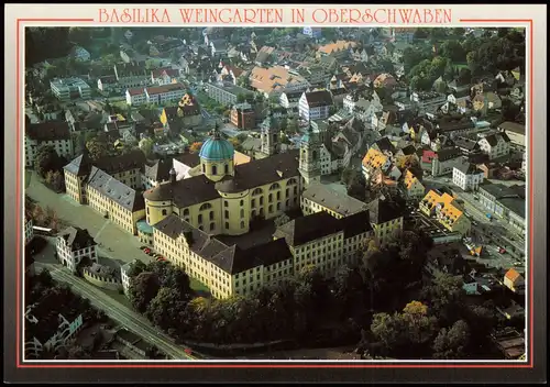 Weingarten (Württemberg) Luftbild BASILIKA vom Flugzeug aus 2000