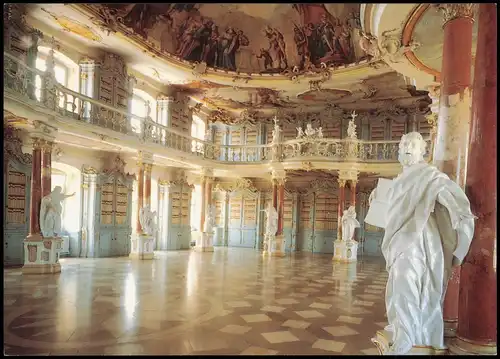Bad Schussenried Ehem. Prämonstratenserkloster Spätbarocker Bibliothekssaal 1998