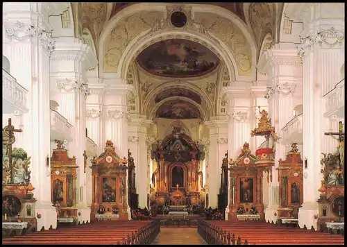 Ansichtskarte Rot an der Rot Kath. Pfarrkirche St. Verena (Mönchsroth) 1990