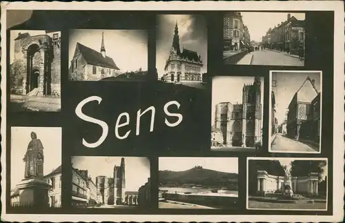 CPA Sens (Yonne) Stadtteilansichten 1944