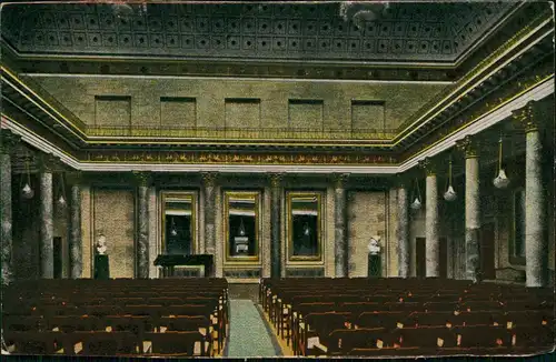 Ansichtskarte Wiesbaden Neues Kurhaus, kleiner Concertsaal 1910