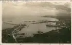 Postales Málaga Blick auf den Hafen - Dampfer 1932