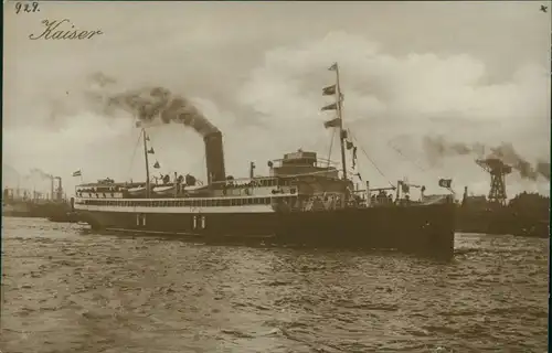 Ansichtskarte  Schiffe Dampfer Steamer Kaiser - Fotokarte 1926