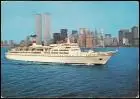Manhattan-New York City mit Schiff Dampfer T.S. Maxim Gorky 1975