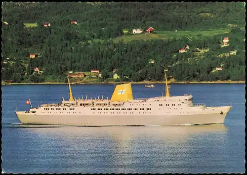 Ansichtskarte  Schiff Ship Dampfer M/S "Prinsesse Ragnhild" (Oslo) 1975