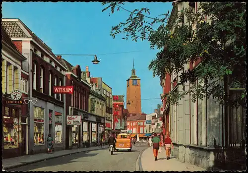 Enschede Enschede (Eanske) Gronausestraat Straßen-Ansicht Geschäfte 1965
