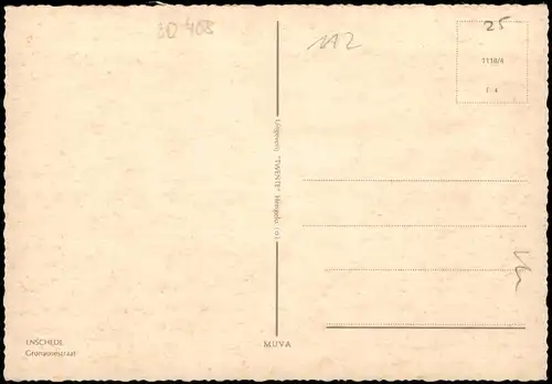 Enschede Enschede (Eanske) Gronausestraat Straßen-Ansicht Geschäfte 1965