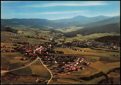 Ansichtskarte Lam (Oberpfalz) Panorama-Ansicht mit Arber 1973