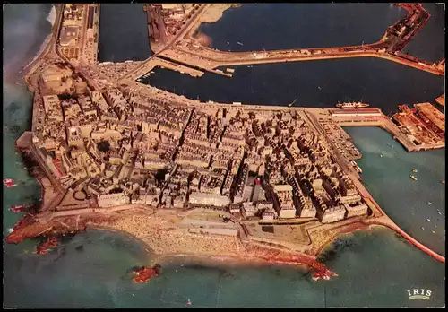 CPA Saint-Malo Luftbild Aerial View SAINT-MALO CITE CORSAIRE 1969