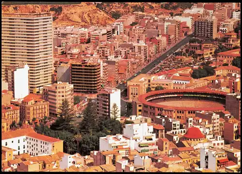 Postales Alicante Vista parcial Stadt-Panorama 1980