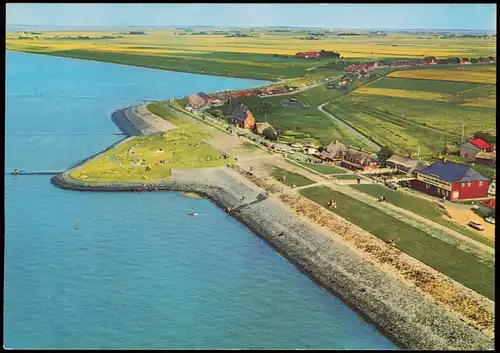 Ansichtskarte Nordstrand Luftbild Luftaufnahme 1980