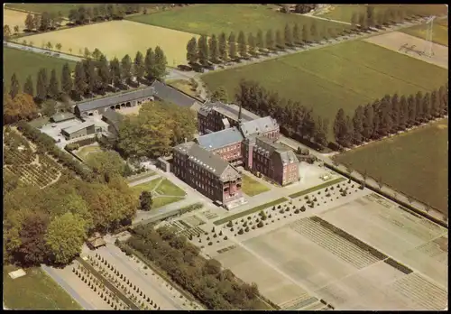 Laarbeek Missieklooster Heilig Bloed Aarle-Rixtel Nederland Luftaufnahme 1970