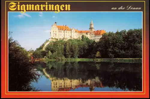 Ansichtskarte Sigmaringen Schloß Sigmaringen an der Donau 1990