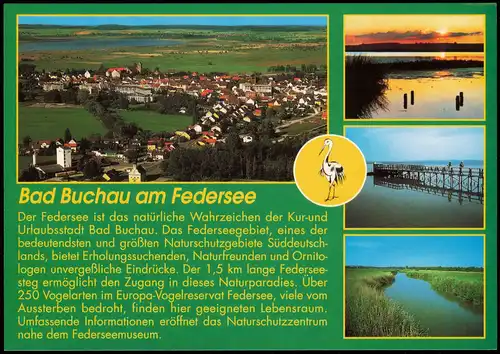 Ansichtskarte Bad Buchau Mehrbildkarte mit Orts- und Umlandansichten 1999