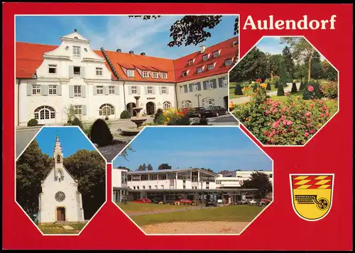 Ansichtskarte Aulendorf Mehrbildkarte mit Ortsansichten 1990