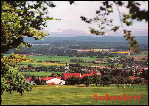 Ansichtskarte Aulendorf Panorama-Ansicht Fernansicht 1990