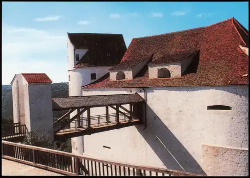 Ansichtskarte Leibertingen Jugendherberge Burg Wildenstein 1990