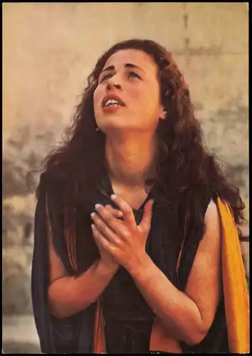 Oberammergau Passionsspiele MAGDALENA Darstellerin: Mayr Annelies 1960