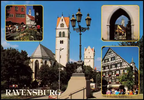 Ansichtskarte Ravensburg Mehrbildkarte mit Ortsansichten 2000