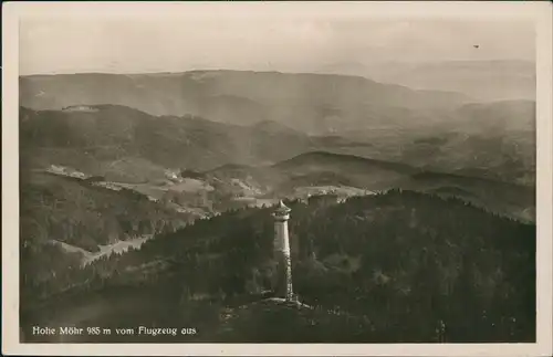 Ansichtskarte Schopfheim Luftbild Hohe Möhr 1930