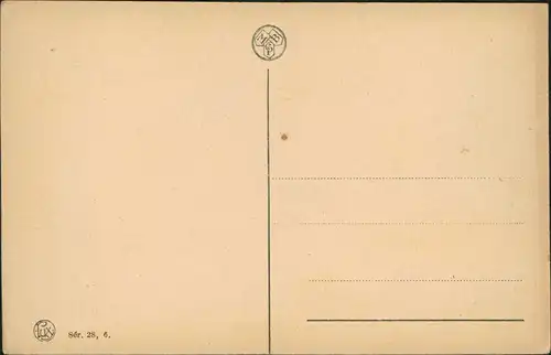 Postkaart Ostende Oostende Bassin du Commerce, Segelboot 1916