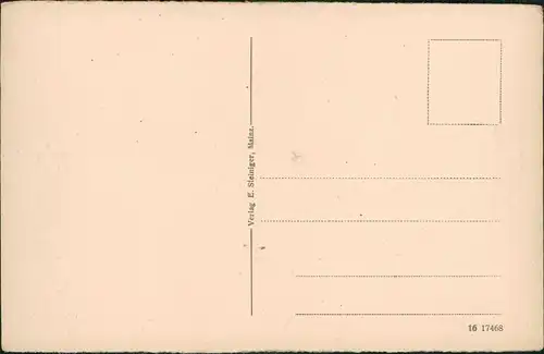 Ansichtskarte Bingen am Rhein Binger Mäuseturm Dampfer Rheinschiff 1913