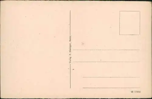 Ansichtskarte Bingen am Rhein Binger Mäuseturm Dampfer Rheinschiff 1920
