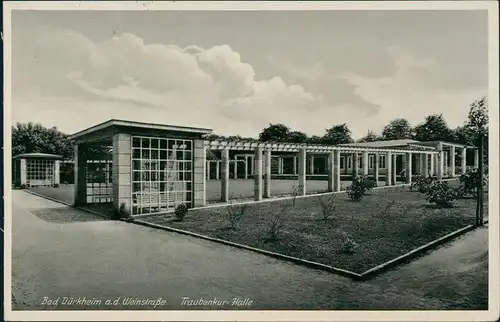 Ansichtskarte Bad Dürkheim Traubenkur Halle 1937