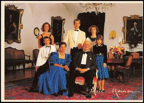 Ansichtskarte Insel Mainau-Konstanz Die gräfliche Familie Adel Monarchie 1994