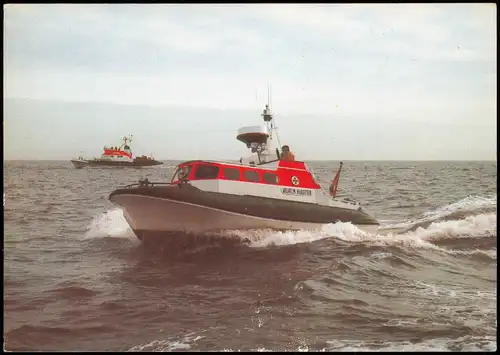 Ansichtskarte  Seenot-Rettungsboot der 9 m-Klasse Schiff 1987
