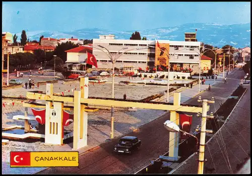 Türkei ÇANAKKALE-TÜRKİYE A view from the City Sehirden Bir Görünüş 1980