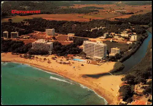 Mallorca Mallorca Luftaufnahme Region Strand CANYAMEL (Balearen, Spanien) 1975