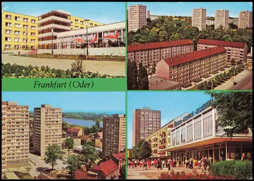 Frankfurt (Oder) Staatliches Ferienabendheim in der  Ziolkowski-Allee 1978