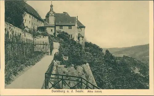 Ansichtskarte Dornburg-Dornburg-Camburg Altes Schloß 1922