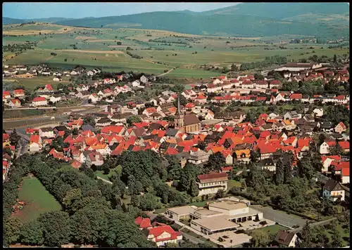 Ansichtskarte Hessisch Lichtenau Luftbild Gesamtansicht vom Flugzeug aus 1980