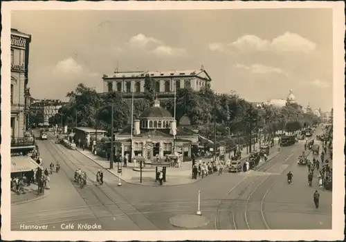 Ansichtskarte Hannover Café Kröpcke 1943