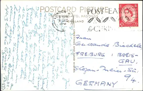 St. Ives (Cornwall) Panorama Blick auf Boote "Morning Judge" 1956