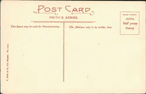Postcard Lynmouth Straßenpartie - Devon England 1924