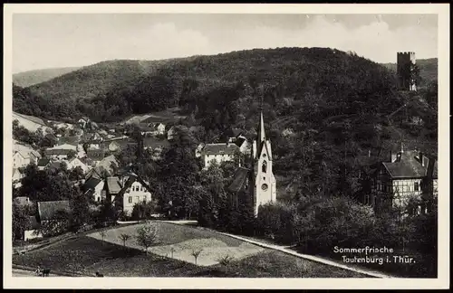 Ansichtskarte Tautenburg-Dornburg-Camburg Stadt 1928