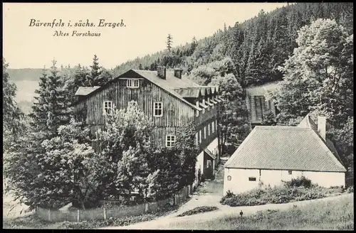 Bärenfels (Erzgebirge)-Altenberg (Erzgebirge) Am alten Forsthaus 1924