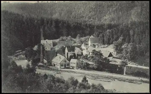 Ansichtskarte Obergruna-Großschirma Hammerwerk Obergruna i. Muldental 1919