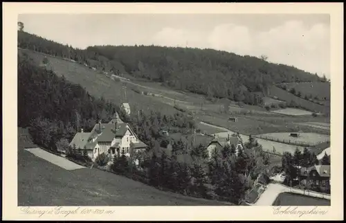 Ansichtskarte Geising-Altenberg (Erzgebirge) Partie am Erholungsheim 1928