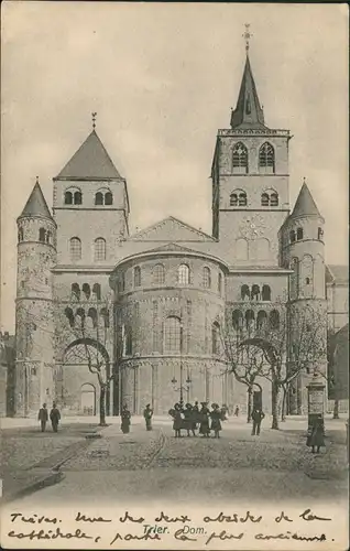 Ansichtskarte Trier Dom Vorplatz 1910