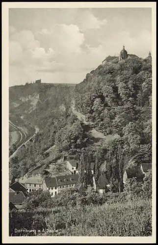 Ansichtskarte Dornburg-Dornburg-Camburg Blick auf die Stadt 1929