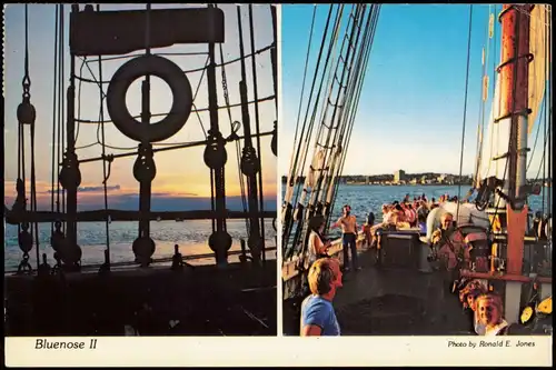 Halifax (Nova Scotia) 2 Bild THE FAMOUS SCHOONER BLUENOSE  HARBOUR 1982