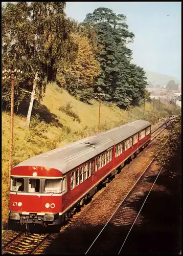 Verkehr KFZ Eisenbahn Zug Lokomotive Moderner Triebwagen für den Nahverkehr 1979